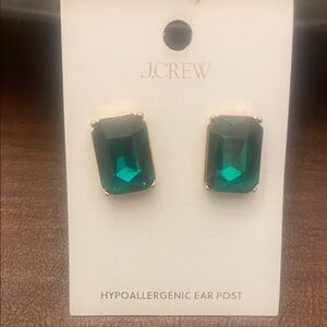 J. Crew Emerald-Toned Earrings